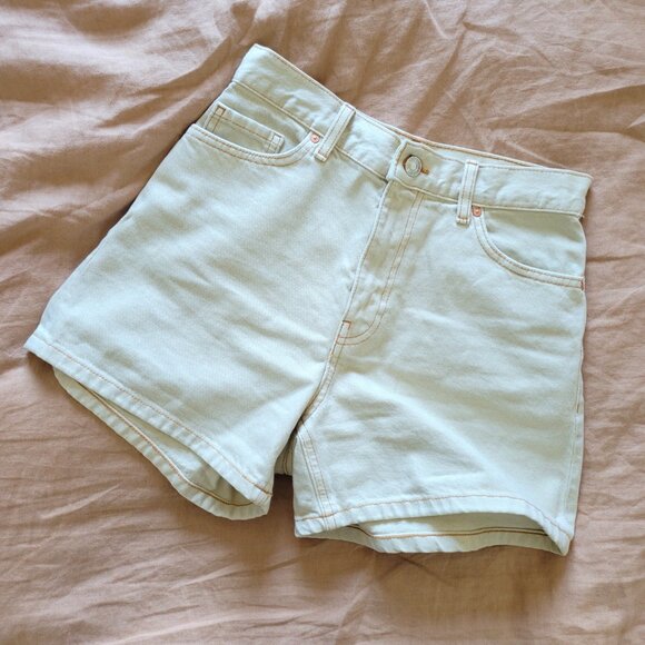 Mango high rise denim shorts - sand - Picture 7 of 7